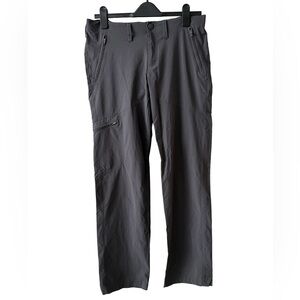 The North Face Womens Hiking Pants Size 10 Charcoal Lightweight Stretch